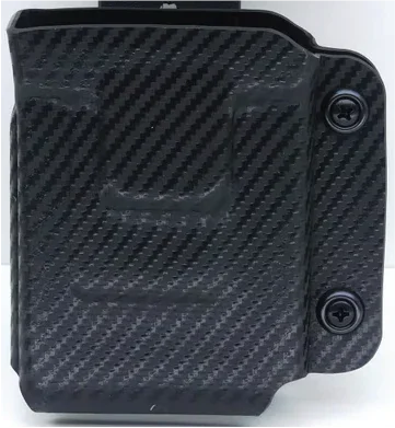 Carbon Black Holster aus robustem Carbon-Look mit zwei Schrauben, passend für Ausrüstung Zubehör