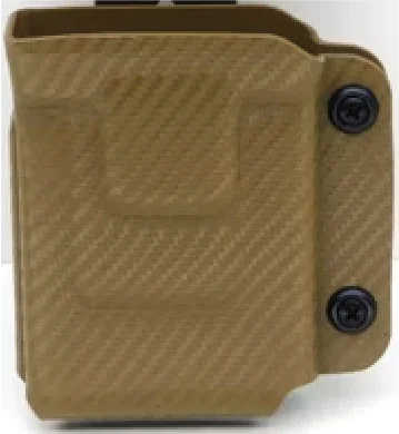 Carbon Earth Holster aus robustem Kydex, braune Struktur, taktische Ausrüstung für Jäger
